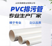 pvc污水排水管件雨水下水管道塑料管材PVC管道排污管