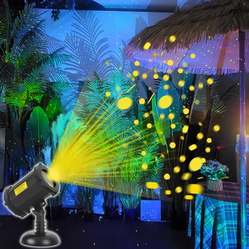 螢火蟲(chóng)草坪燈戶外園林激光燈防水IP65公園露營(yíng)庭院LED燈光束燈