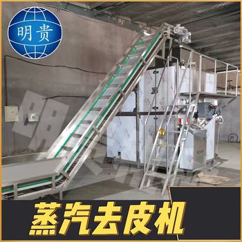 明貴山藥蒸汽去皮機(jī)時(shí)產(chǎn)3噸