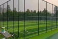 阿拉善盟足球場圍網(wǎng)PE包塑圍欄可定制顏色