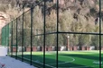 阿拉善盟體育場圍欄浸塑絲網(wǎng)綠色勾花網(wǎng)