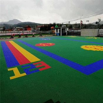 昆明懸浮式拼裝地板幼兒園懸浮拼裝地板軟連接拼裝地板