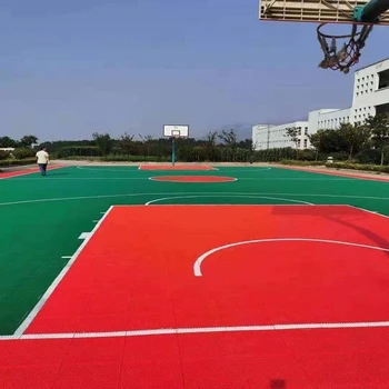 湘西懸浮拼裝地板室外球場懸浮地板游樂場懸浮地板