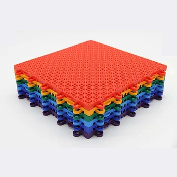 湘西懸浮拼裝地板室外球場懸浮地板游樂場懸浮地板