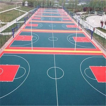 松原懸浮拼裝地板拼接地板籃球場拼接防滑地板