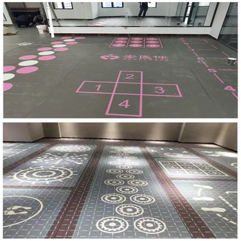 西安幼兒園場(chǎng)地地膠籃球場(chǎng)地膠體育館地膠