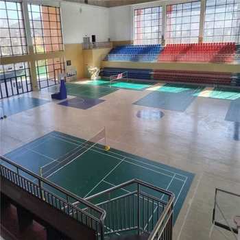 海北幼兒園地膠羽毛球場地地膠運動場館地膠