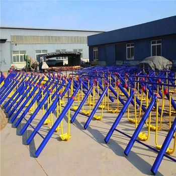 遷安公園健身器材塑木健身器材鋼管噴塑