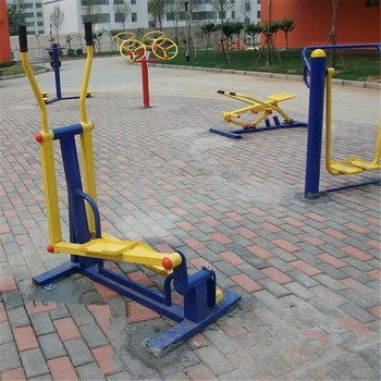 鶴壁公園健身器材塑木健身器材騎馬器