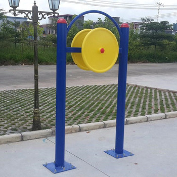 新鄉公園健身器材塑木半包健身器材定制不銹鋼器材