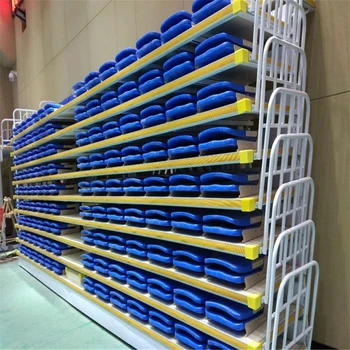 邢臺低靠背伸縮看臺中空吹塑看臺座椅影院室軟包座椅