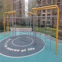 加工公園里的健身器材,木塑健身器材,加厚管材