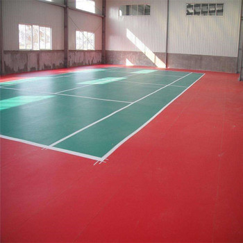 阜陽(yáng)籃球館地板乒乓球場(chǎng)地地膠羽毛球場(chǎng)地膠