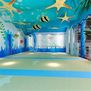 惠州籃球場地膠幼兒園大廳地膠室外籃球場地地膠