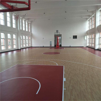 廊坊木紋地板膠室內(nèi)籃球場(chǎng)地膠室內(nèi)羽毛球場(chǎng)地膠