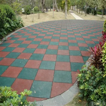 連云港公園橡膠地墊減震橡膠地墊彩色橡膠地磚