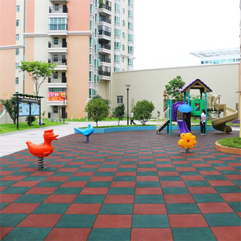 合肥小區(qū)橡膠地墊幼兒園拼接橡膠地墊可拼裝橡膠地磚