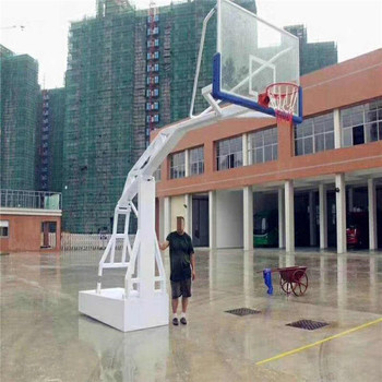 棗莊凹箱籃球架兒童籃球架圓管地埋籃球架