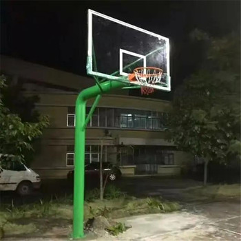 升降籃球架學校操場圓管219直徑箱式配重