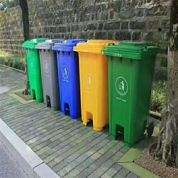 益陽小區室外垃圾桶智能四分類回收箱加工定制