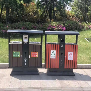 常德戶外垃圾桶智能分類垃圾箱廠家供應