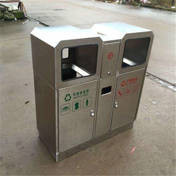 濮陽小區(qū)室外垃圾桶智能垃圾分類箱加工定制