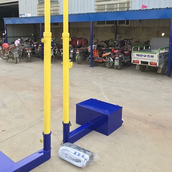 六安移動(dòng)式網(wǎng)球柱直埋式羽毛球柱地插式排球架