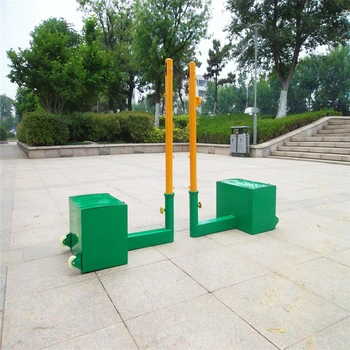 馬鞍山箱式排球柱羽毛球柱網(wǎng)柱排球架