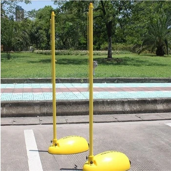 六安移動(dòng)式網(wǎng)球柱直埋式羽毛球柱地插式排球架