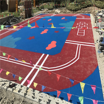 綦江預(yù)制型塑膠跑道田徑運動跑道epdm地坪