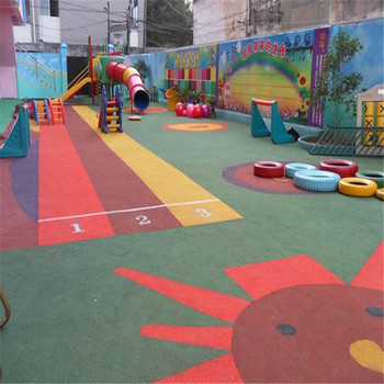 綦江球場塑膠跑道復合型塑膠跑道彩色epdm橡膠地面
