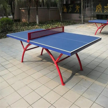 云浮校園乒乓球臺帶輪比賽乒乓球桌SMC臺面