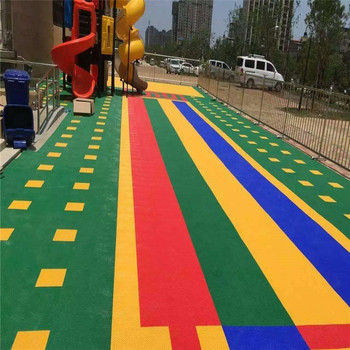 杭州拼裝地板幼兒園室外拼接地板廠家供應(yīng)