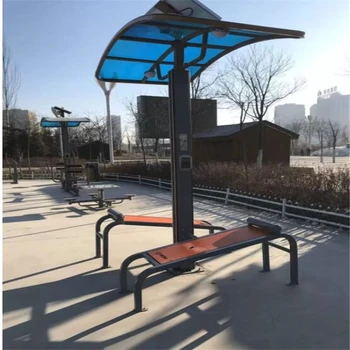 阿克蘇小區(qū)多功能器材鋁合金塑木器材室外健身器材