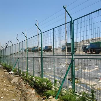 公路高速框架護(hù)欄網(wǎng)光伏果園圍欄河道魚(yú)塘隔離網(wǎng)扁鐵邊框防護(hù)網(wǎng)