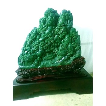 和田玉_老坑俄羅斯碧玉大擺件,圖案寓意，規(guī)格尺寸