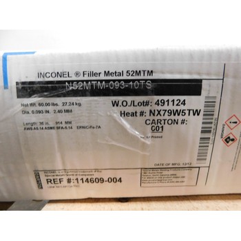 美國SMC超合金INCONEL82鎳基氣體保護(hù)焊絲