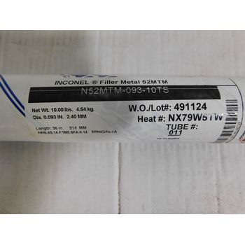 美國SMC超合金INCONEL82鎳基氣體保護(hù)焊絲
