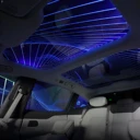 汽車(chē)發(fā)光窗膜后市場(chǎng)的科技新品關(guān)閉圖案隱形玻璃貼合工藝上海追得