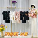 品質(zhì)T恤梓伊菲刺繡T恤休閑大碼品牌折扣尾貨批發(fā)零庫存