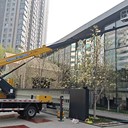 北京房山14米電動曲臂車出租-履帶式電動升降機(jī)出租-價格實惠