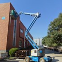 北京密云小型高空車(chē)出租-40米電動(dòng)直臂車(chē)出租-可月租