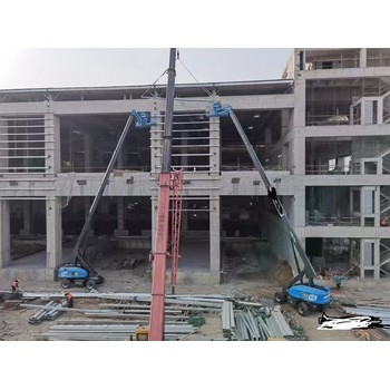 北京門頭溝14米剪叉升降機(jī)出租-電動(dòng)直臂車出租-可日租