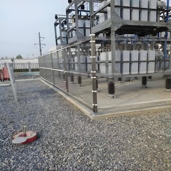2米高電容器圍欄高壓變電站不銹鋼隔離網(wǎng)電抗器隔離網(wǎng)