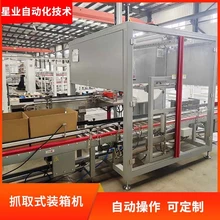 星業(yè)非標定制袋裝產(chǎn)品蜘蛛手裝箱機