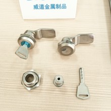 威道鎖具MS407不銹鋼304轉(zhuǎn)舌鎖配電箱鎖圓柱鎖配電柜鎖