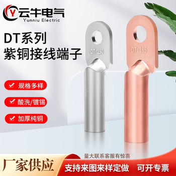 DT電纜線接線端子線耳線鼻國標(biāo)非標(biāo)銅鋁接線端子銅鼻子線鼻子