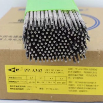 上海電力PP-A102是鈦鈣型藥皮的低碳CrI9Ni10不銹鋼焊條