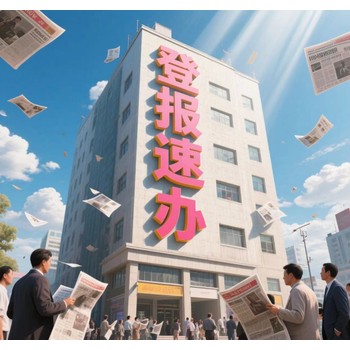 白銀的報(bào)刊聲明登報(bào)電話