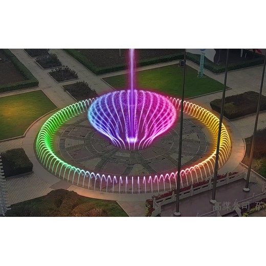 綏化明水吶喊噴泉工程制作_綏化明水大型水幕音樂噴泉_綏化明水噴泉定制
